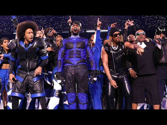 Usher, Lil Jon u0026 Ludacris - Yeah! | Super Bowl LVIII Performance | 2024 class=