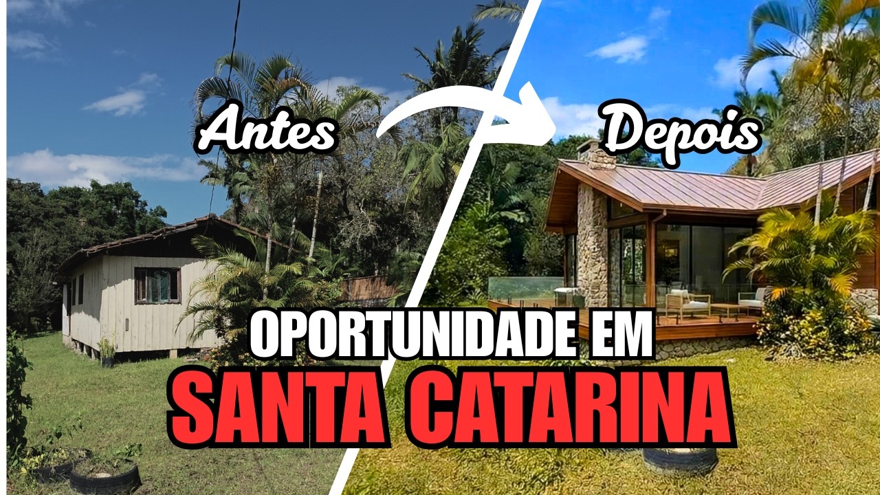 CHÁCARA BEM LOCALIZADA EM SANTO AMARO DA IMPERATRIZ - SC | POTENCIAL INCRÍVEL - R$ 560 MIL