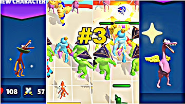 Merge Master Rainbow run 3D || Level 12-13 || Monkey Beast Gaming