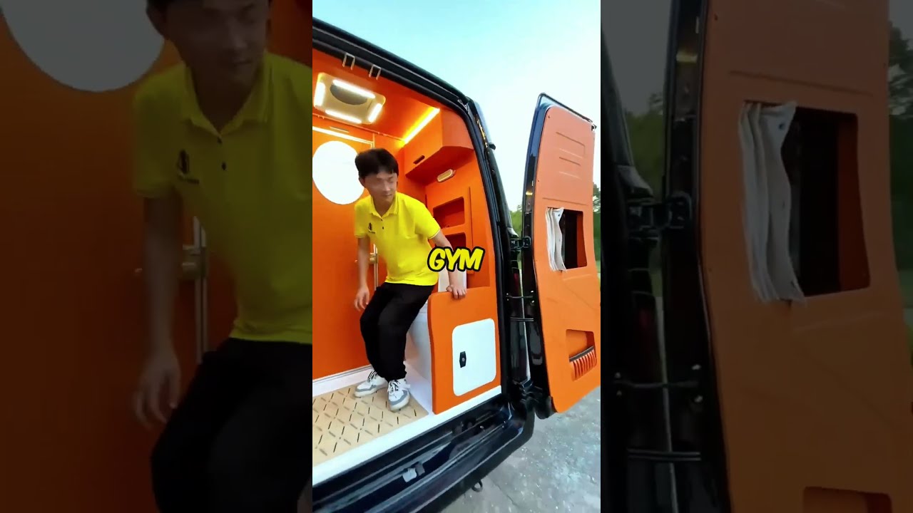 Man Turns His Van Into A House
