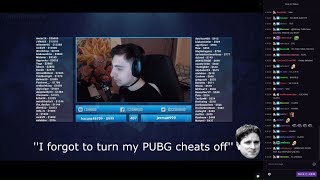 Shroud Forgot To Close His PUBG Cheats - CLARA