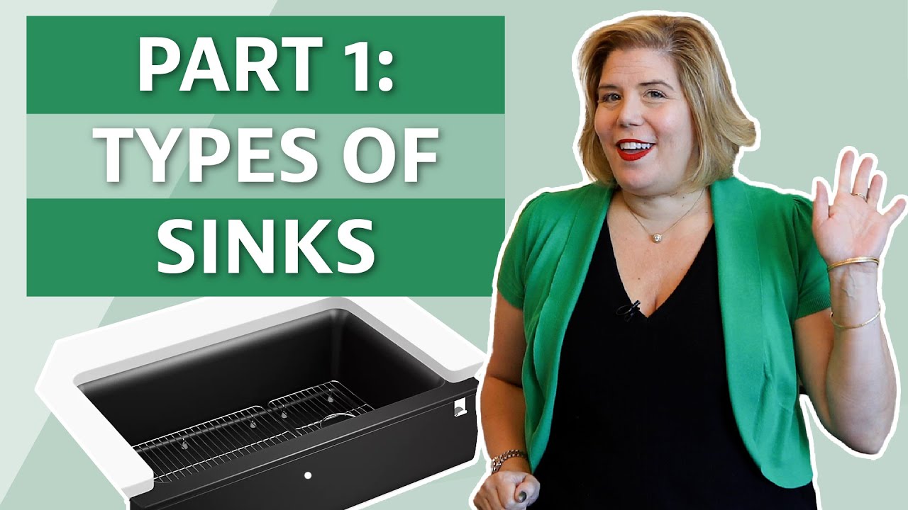 What are the three types of sinks?