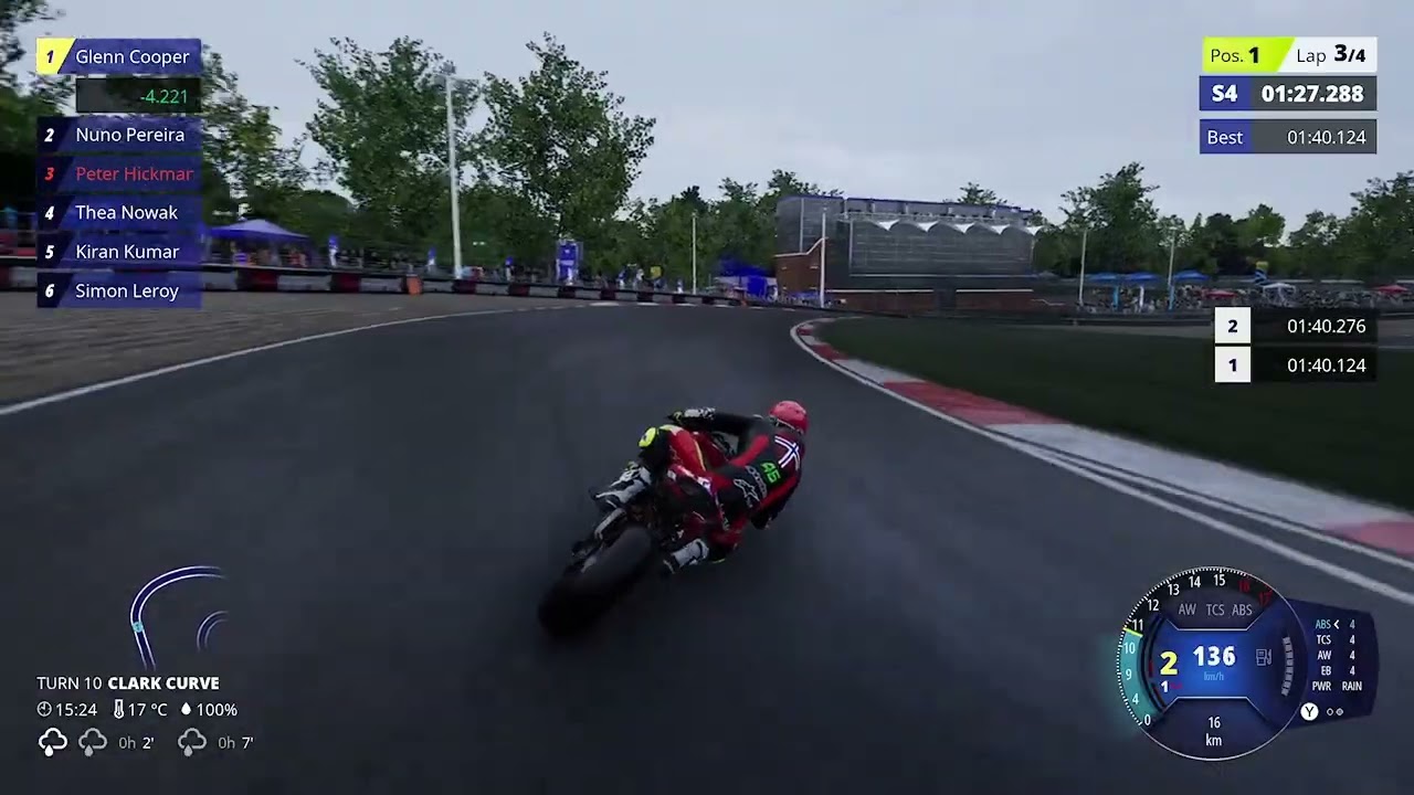 Ride 6 Career: move aside.