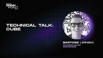 Breakpoint 2024: Technical Talk: Cube (Bartosz Lipinski)