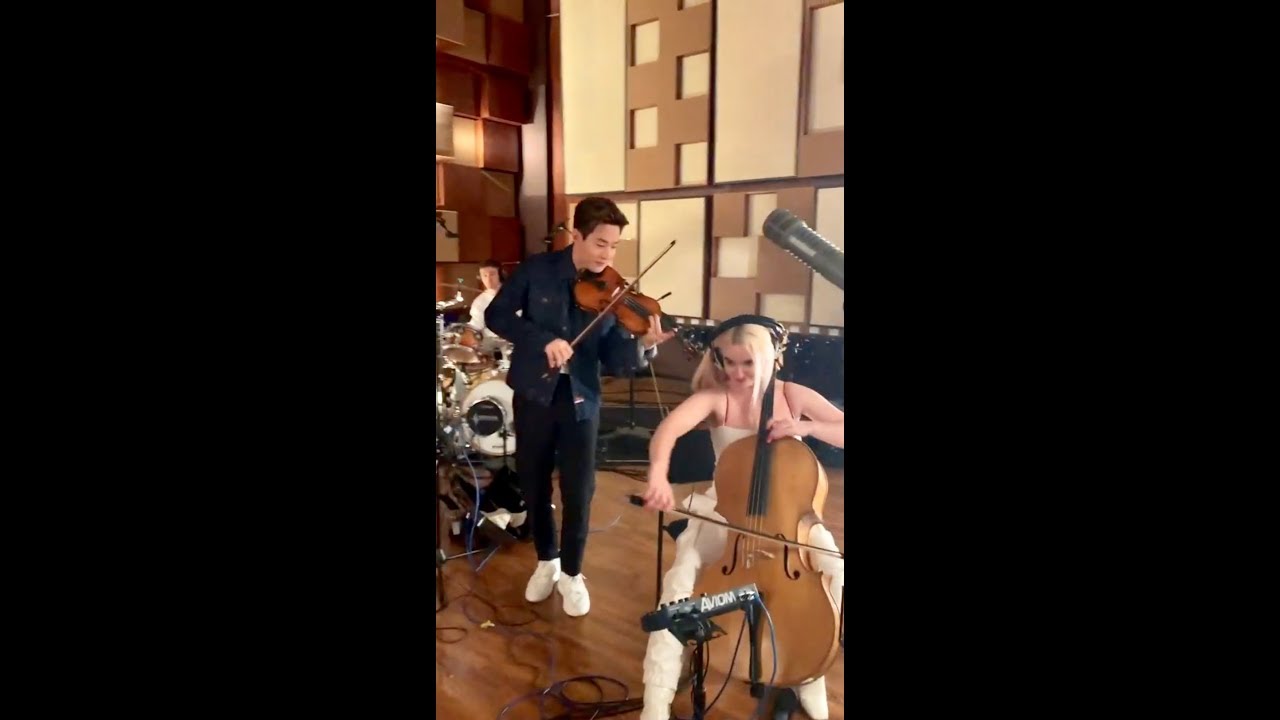 Henry Lau and Clean Bandit jamming in the studio!