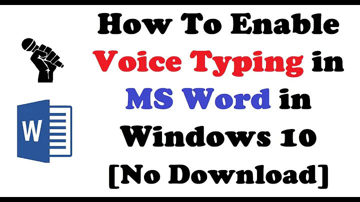 How To Enable Voice Typing in MS Word in Windows 10 No Download - DayDayNews