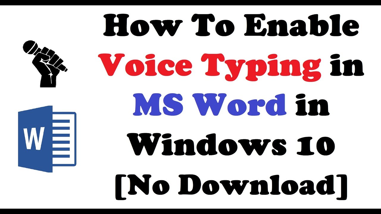 voice to text on microsoft word