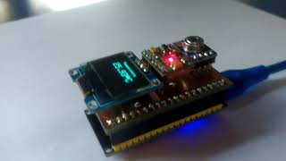 ESP32, display OLED e MLX90614 para medição de Temperatura (IDE Arduino)