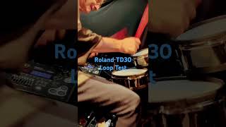 TD30 loop test - does the volume actually work? #drums #rolanddrums #drumtech