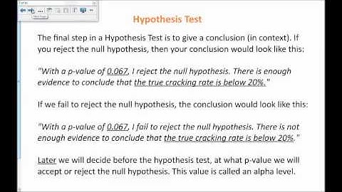 Ch 20 Testing Hypotheses About Proportions