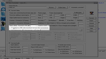 How to convert Video Files to AVI