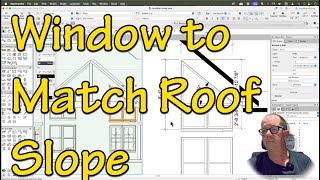 Calculating Window Slope to Match Roof Angle Using Trigonometry