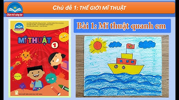 Mĩ Thuật Lớp 1 - Bài 1: Mĩ Thuật Quanh Em - Chủ đề 1: Thế Giới Mĩ Thuật - Chân Trời Sáng Tạo