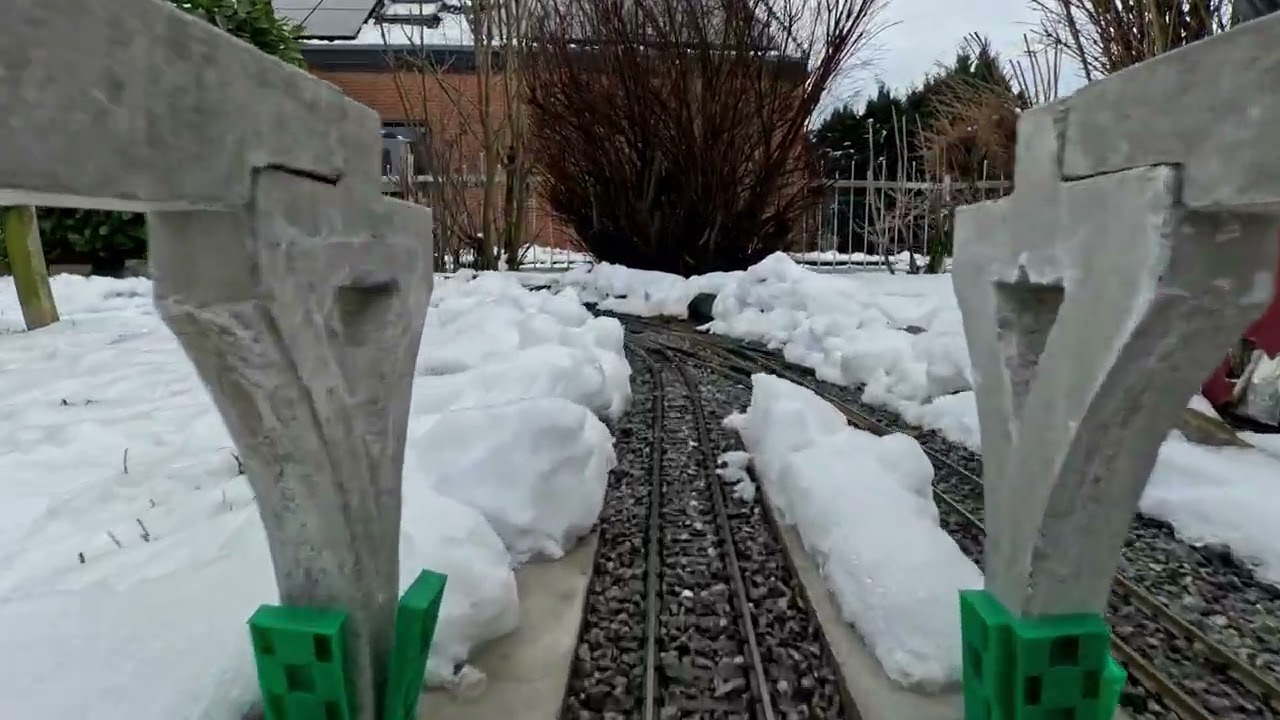 LGB Winterzauber – Führerstandsmitfahrt (Cabview). ​#LGB #RhB #Gardenrailroad