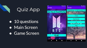 Android Studio Quiz App Tutorial  |  Part - 0 | Introduction to the App |  Using Kotlin