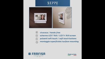 Discover Sette video intercom #videocitofono #security #homedesign #videointercom  #interiordesign