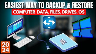 📁Easiest Way to Backup &amp; Restore Computer Data/Files/Drives/OS FAST ♻️ Windows 11,10,8,7