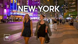 Walking in NYC at Evening / Walking Tour 4K