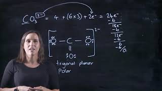 Lewis Dot, VSEPR Models and Polarity - for F2, CO2 (carbon dioxide) and CO32- (carbonate ion)