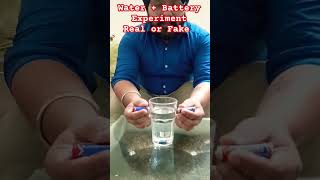 Battery Cyclone  Experiment ! | Battery and Water Experiment | #shorts #experiment #physics