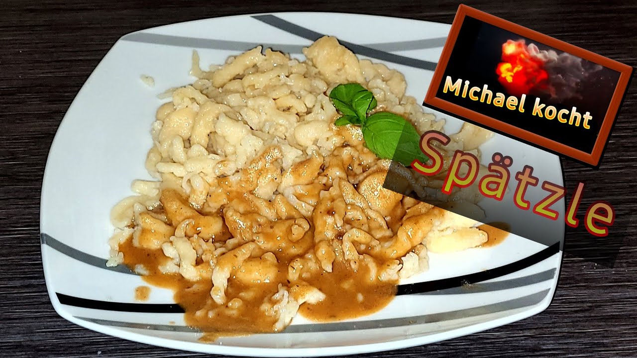 Michael kocht schwäbische Spätzle handgeschabt oder mit der ...