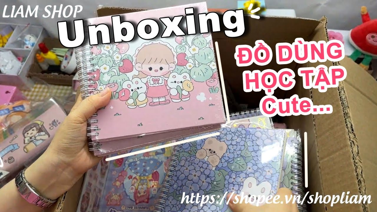 UNBOXING – Khui thùng hàng Sticker và Đồ dùng học tập 5.8.2022 | Liam ...