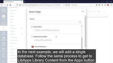 Embed Databases in Canvas
