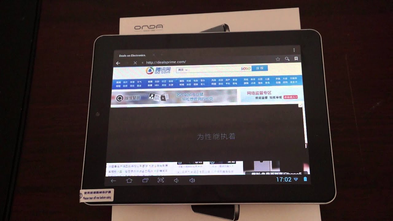 Onda V801 Quad Core Tablet PC In Depth Review YouTube Onda V801 Quad Core Tablet PC In Depth Review YouTube