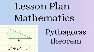 B.ed Lesson Plan||Mathematics||Pythagoras theorem