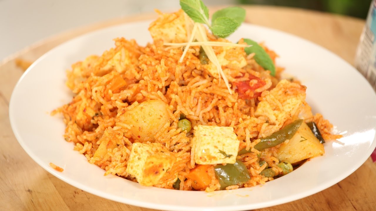 Kaikari Biryani with Paneer | Sanjeev Kapoor Khazana