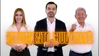 Este 2 de junio vota todo naranja: Jorge Máynez, Nelly Burguette y Fernando García.