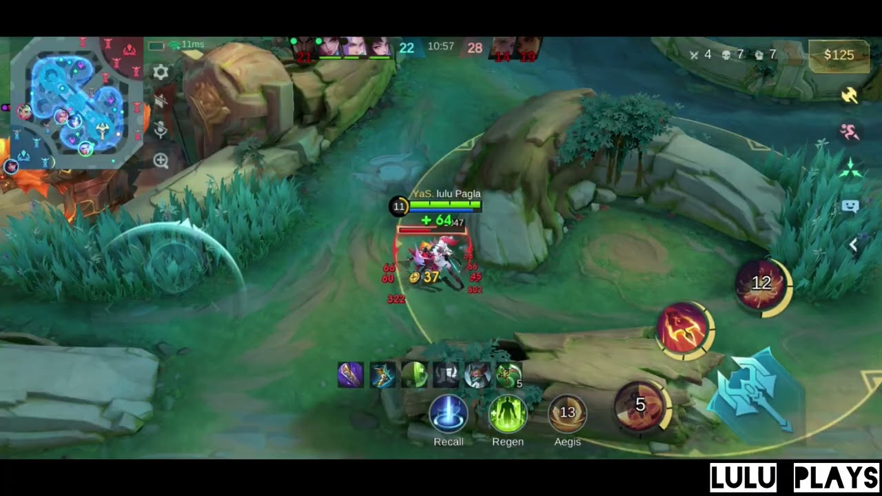 8 kills+11 assists!! Hanabi highest hero damage with 8 kills and 11 assists in a solo ranked match