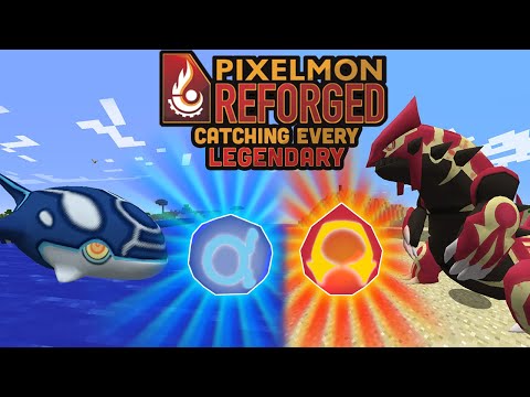 Pink Groudon!!! Deino evolving! Pixelmon ep3. 