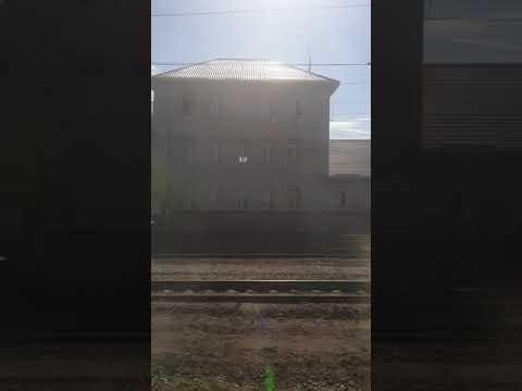 Прибытие на станцию Рязань-2 из окна поезда номер 11.