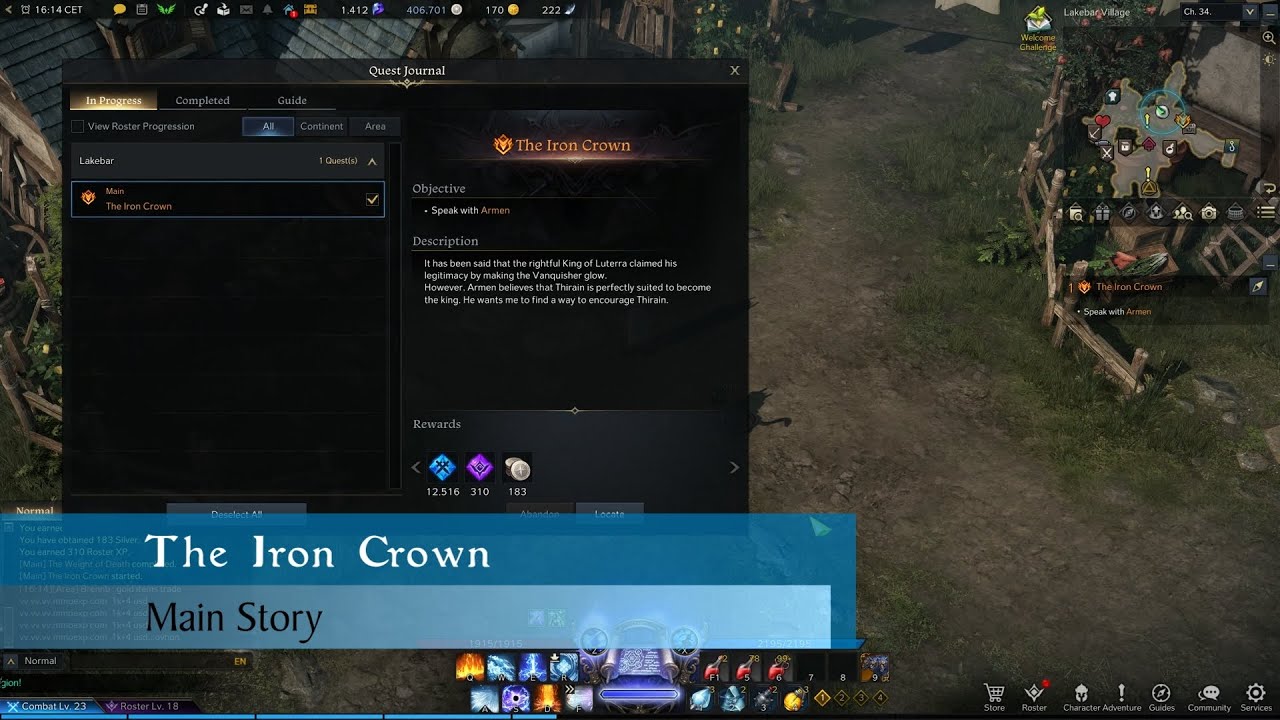 Let's Play - Lost Ark - Everyquest - Main Story - The Iron Crown