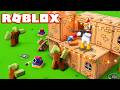 DIFENDO IL MIO CASTELLO DI CARTONE DAGLI ZOMBIE SU ROBLOX!!