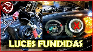 Auto con faros frontales fundidos (luces no originales con leds y proyectores) by Elecktrofe2 4,247 views 1 month ago 11 minutes, 27 seconds