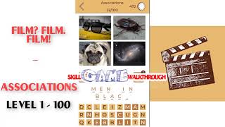 Film? Film. Film! – Associations Level 1 - 100 Walkthrough | SkillGameWalkthrough screenshot 2