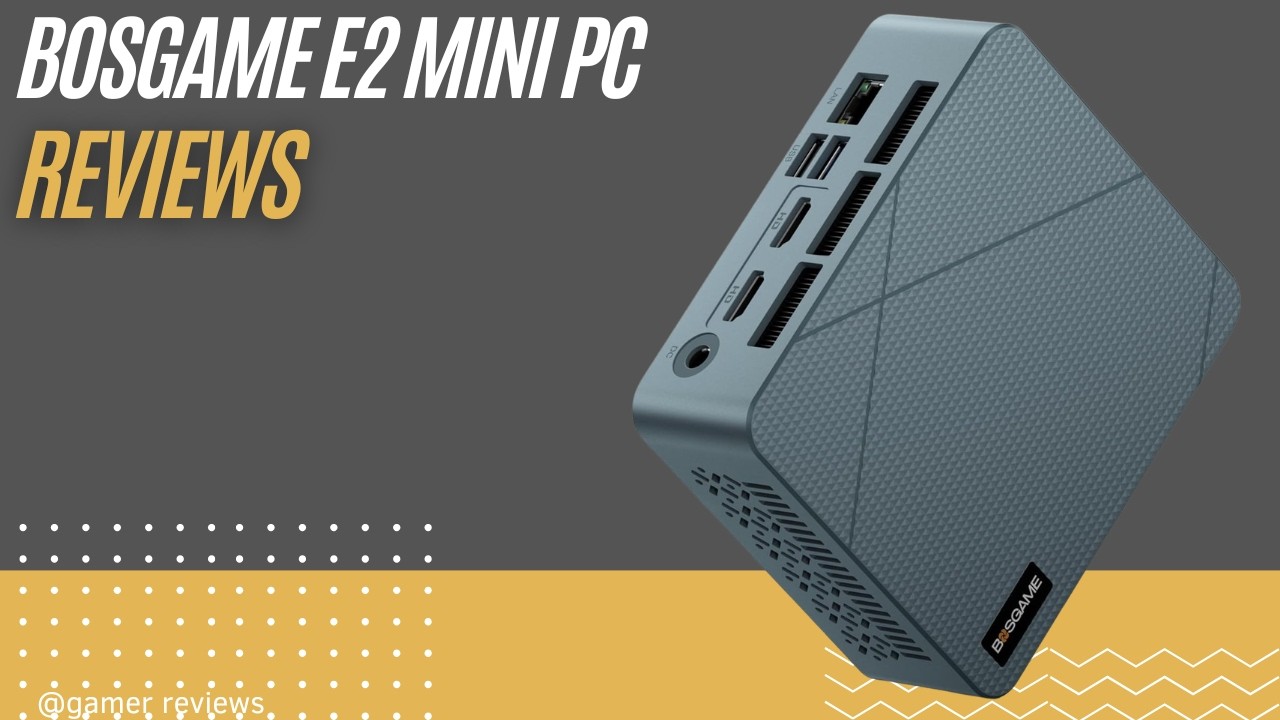 BOSGAME E2 Mini PC Ryzen 5 3550H Review Compact Desktop for Office