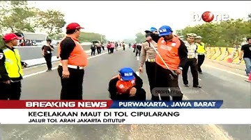 [BREAKING NEWS] Olah TKP Kecelakaan Beruntun di KM 91 Tol Cipularang (3/9/2019)