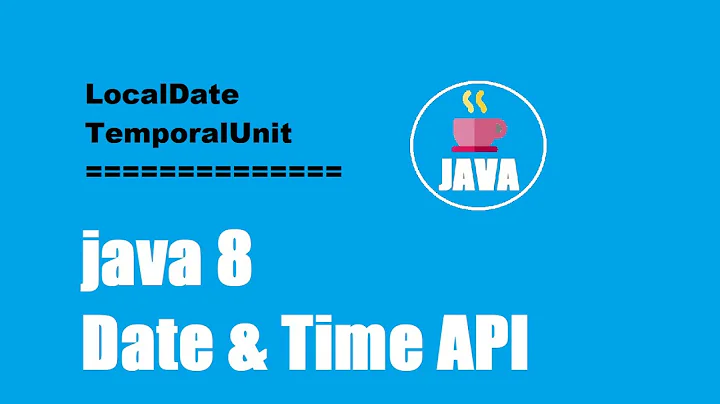 Java 8 Date & Time API/Jodha Date & Time API / Why Java 8 DT API/ LocalDate class = Part 1