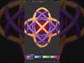 Atom - Blender 4.2 3D Modeling Tutorial #b3d #blender #blender3d #digitalart