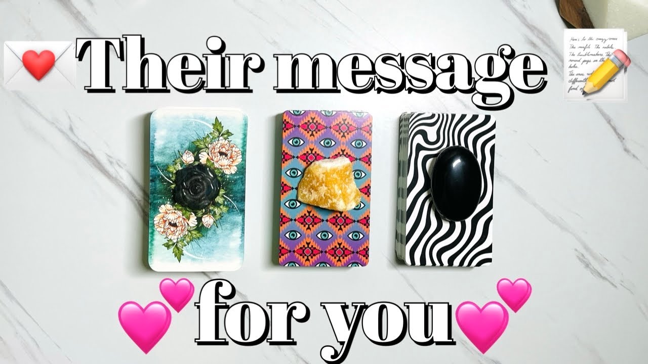 A Message From Your Person!💌What's On Their Mind?❤️💕❤️‍🔥pick a card love tarot reading✨