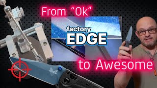 How to Sharpen Benchmade Knife Using TS PROF Kadet Pro