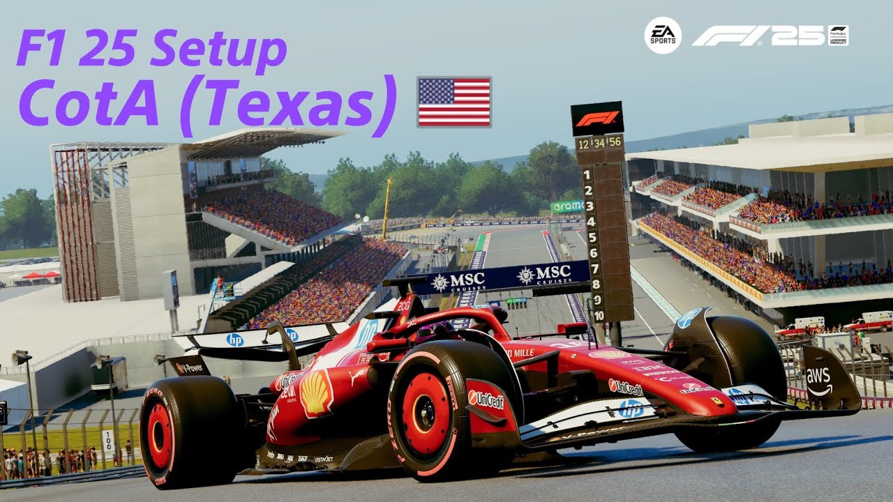 F1 25 COTA HOTLAP + SETUP 🇺🇸 (