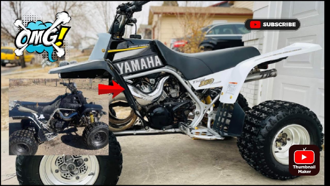 2002 Yamaha banshee 350 restoration YouTube