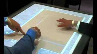 Hannover, CeBIT 2011: The DiamondTouch Table, demo 01