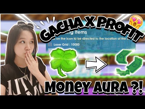 Break 10k LGRID BLOCKS Use LUCKY CLOVER 🍀😱 Money Aura & 2x Gems ?! ✨ || GROWTOPIA