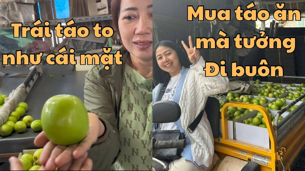 Lần đầu mua 80kg táo ở Đài Loan | Về nhà nấu canh chua cùng mẹ | cuộc sống Đài Loan