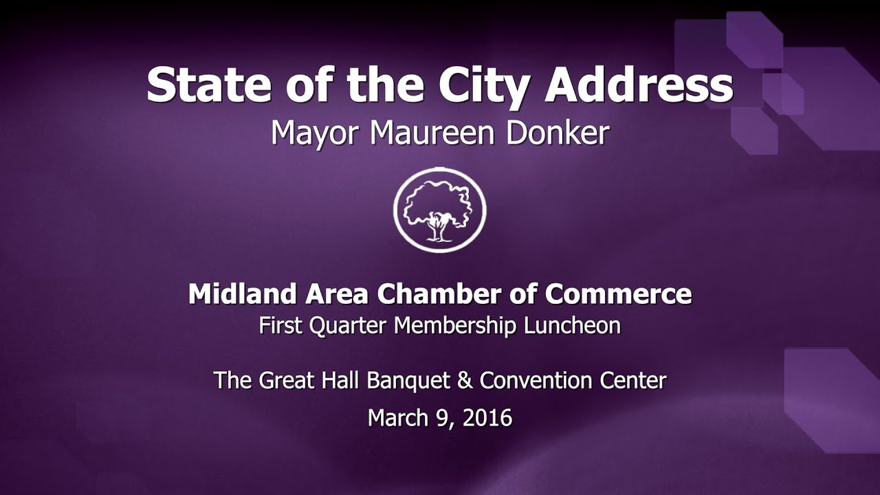 Midland State of the City Address - 2016 - YouTube